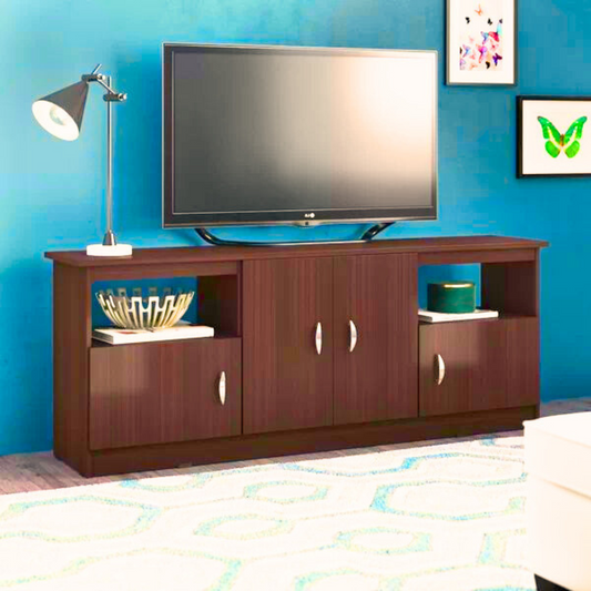 Wooden TV Stand | Modern TV Cabinet with Storage | Wooden TV Console
