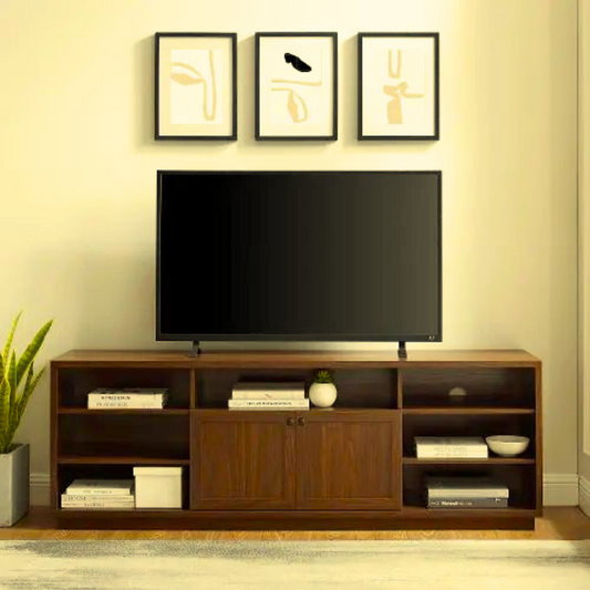 Rustic Wood TV Stand for Home – Strong & Elegant Design||Stylish Wooden Tv Cabinet.