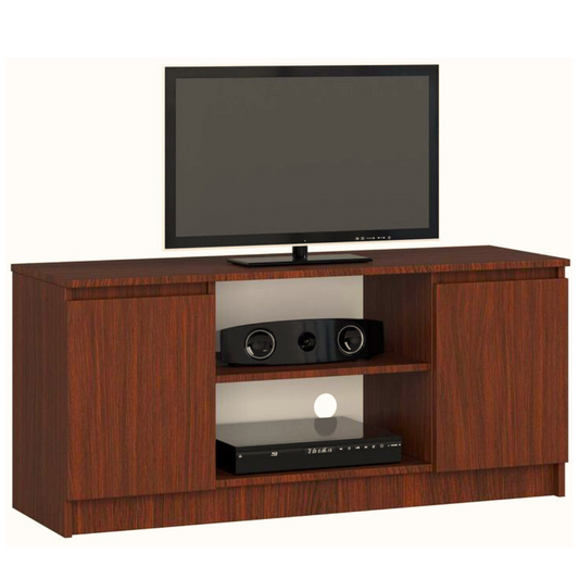 Modern Wooden TV Stand with Storage – Handcrafted Mahogany || Luxury TV Cabinet.